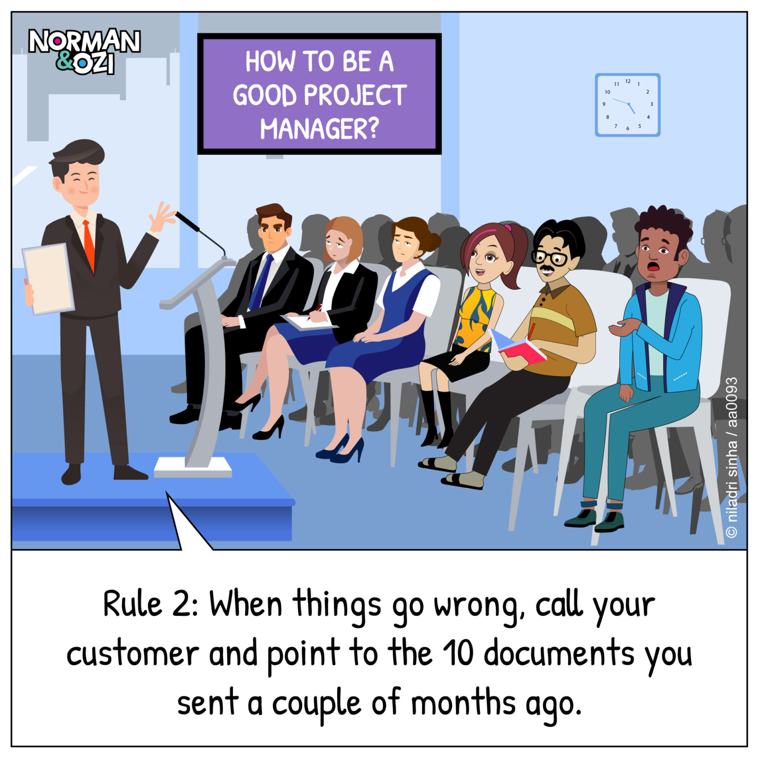 Project Management Cartoons, Office Management Memes, Comics