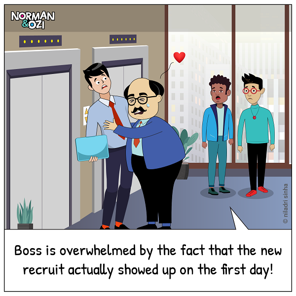 funny workplace chronicles on punctuality