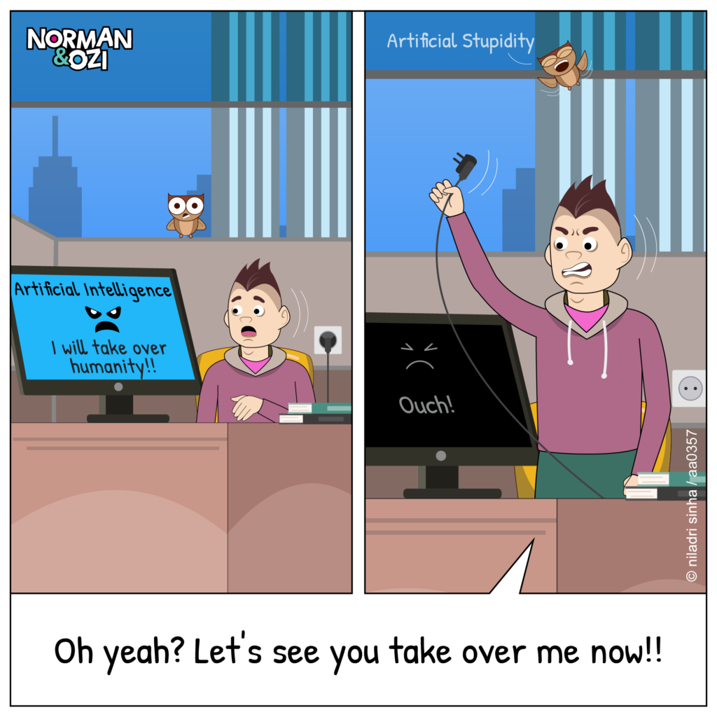 artificial intelligence cartoons