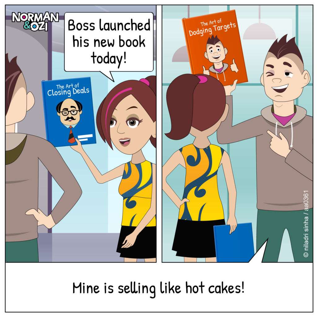 target selling cartoons