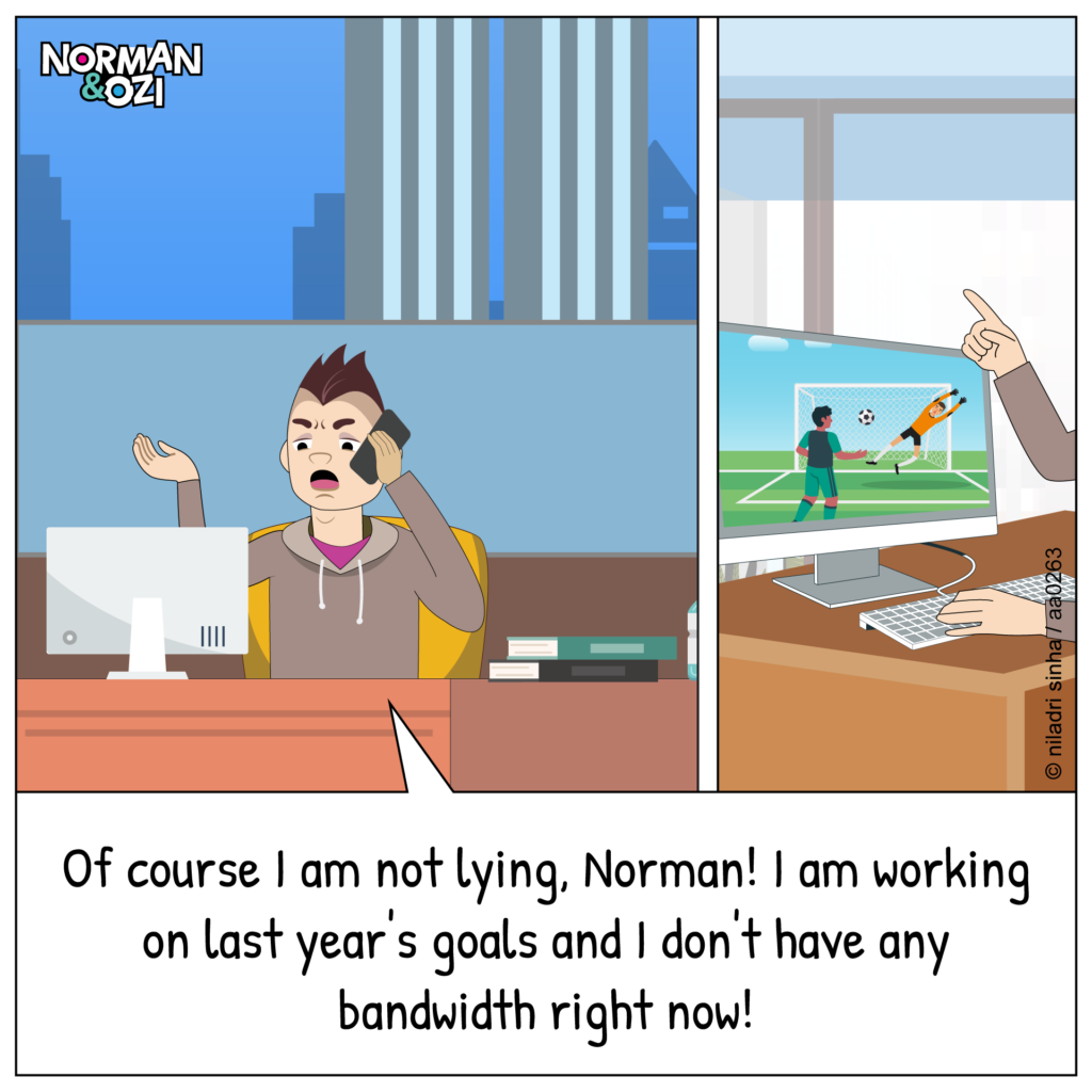 sales goal cartoons