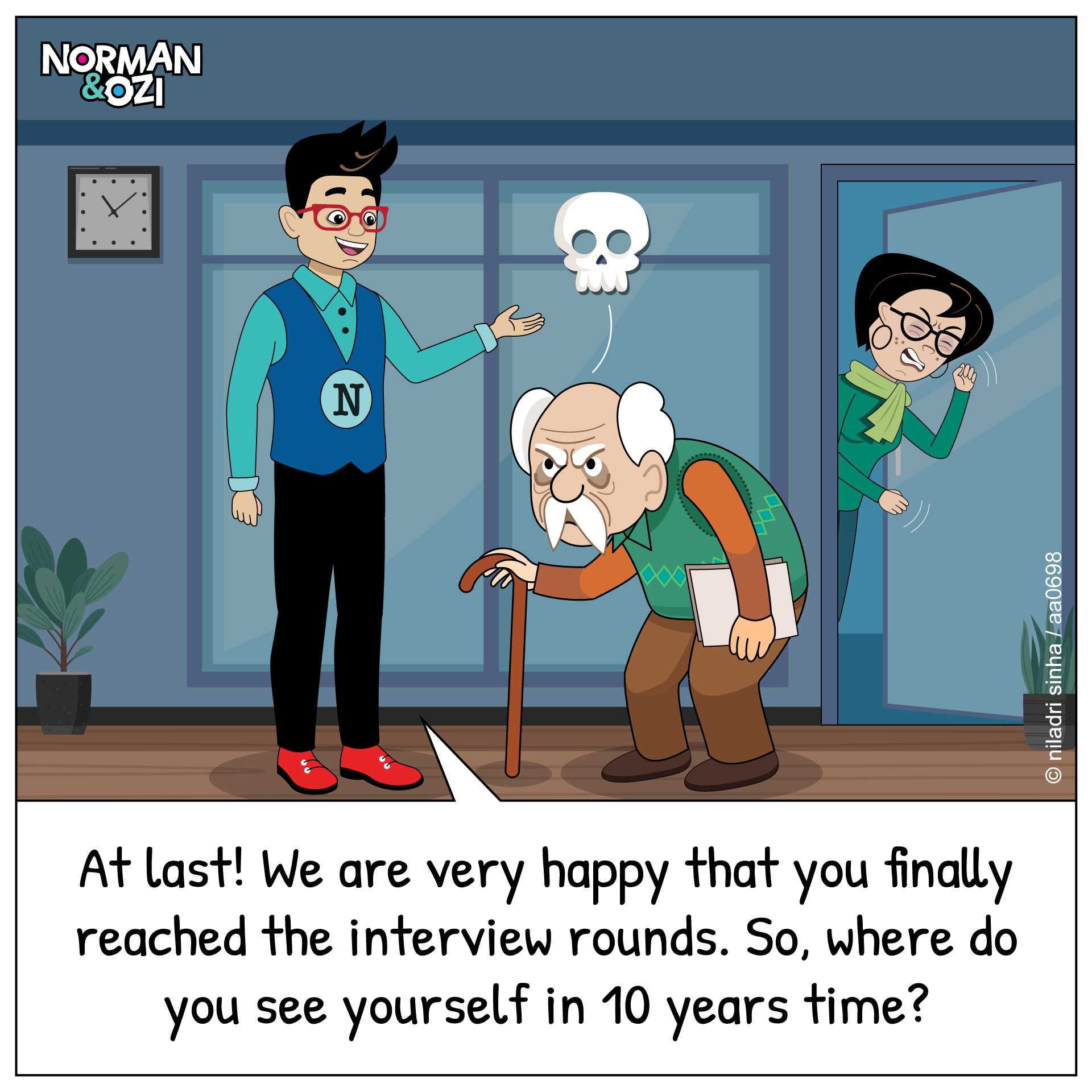 Interview Comic Silly Comic Strip: 10 Years Later and Still Waiting for HR