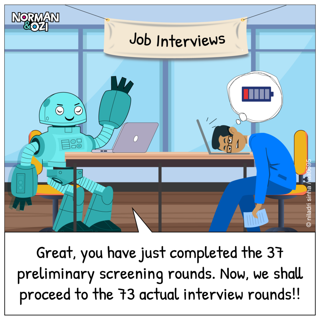 ai job interview office jokes