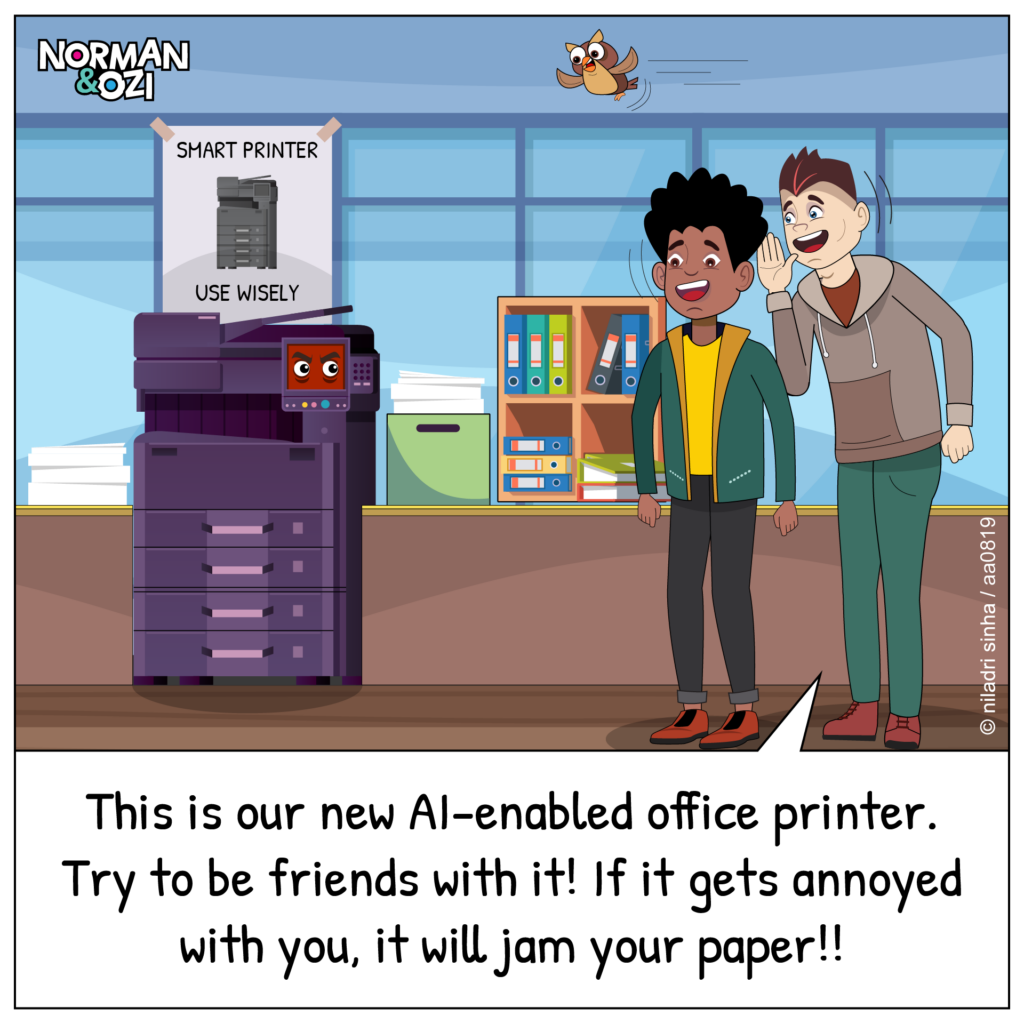 office humor on AI