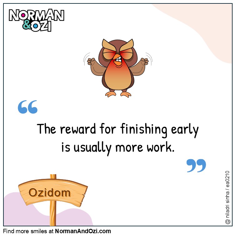 office humor on corporate realities rewards work