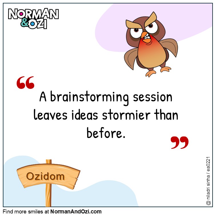 brainstorming session office realities