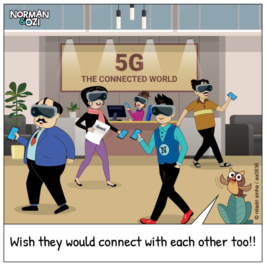funny 5g telecom cartoons