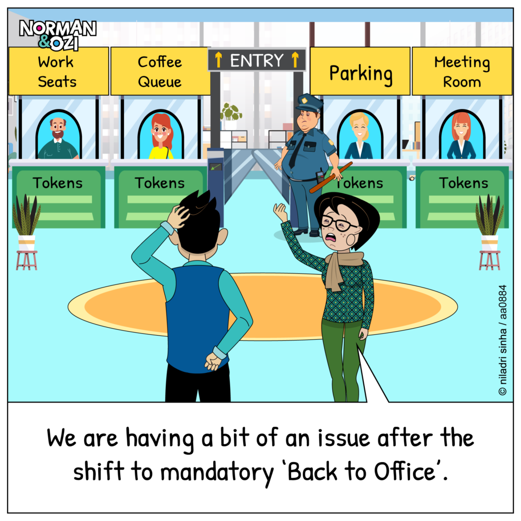 work from home office comics