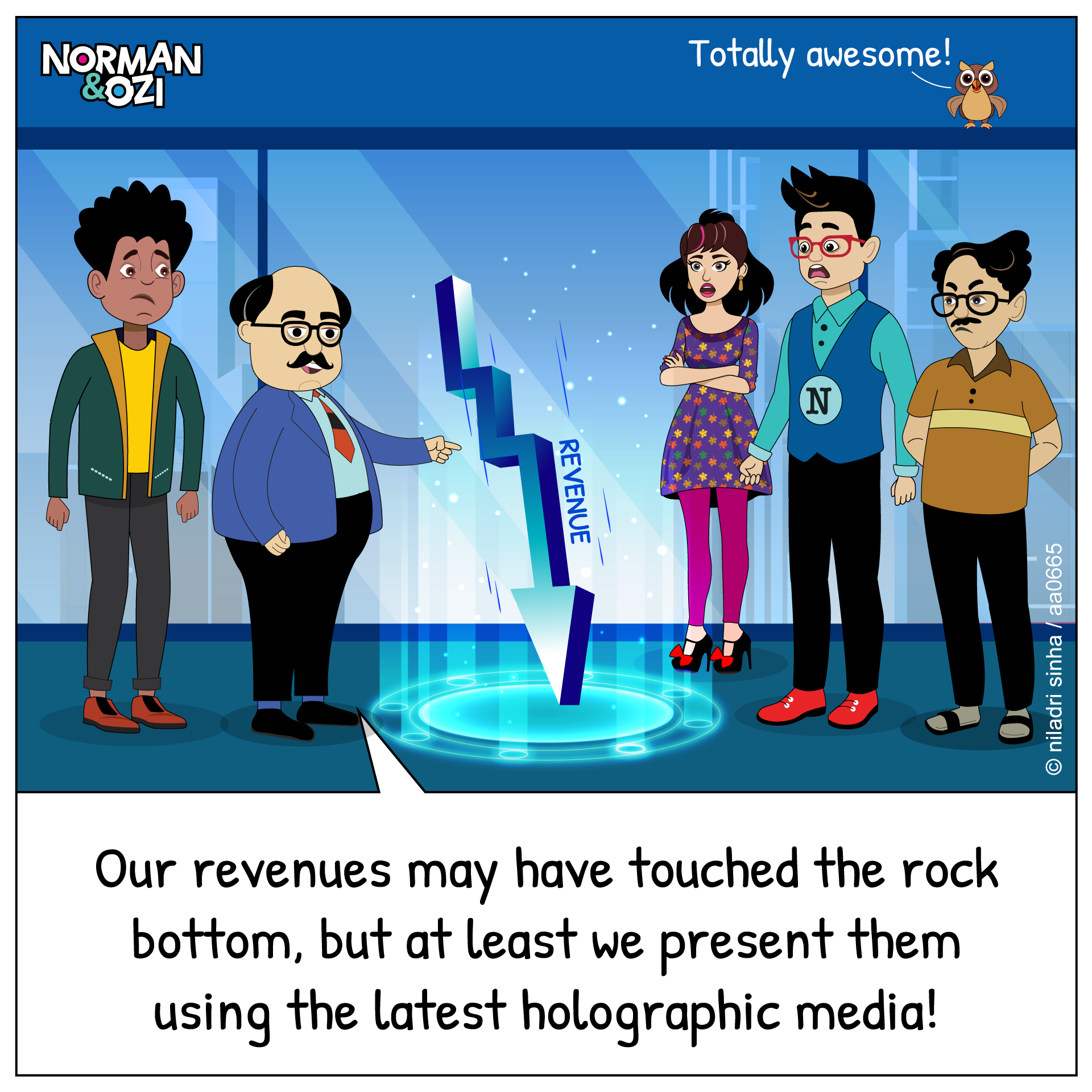 Modern corporate strategy: if the chart looks cool enough, nobody ...