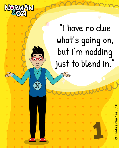 5 Things We Wish We Could Say in a Team Meeting-norman-comics-cartoons-nodding-head