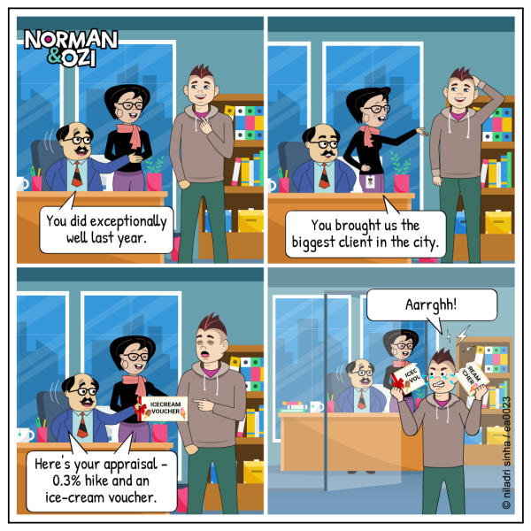 Story of Rick's huge appraisal - hilarious workplace chronicles