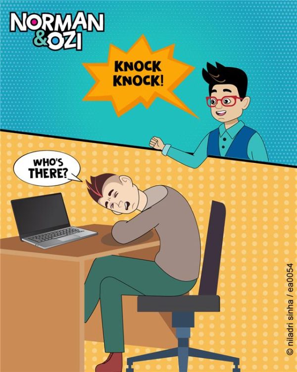 knock knock collegues who saved from boss-1